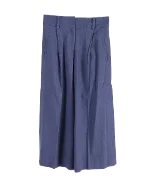 Blue Linen Diane Von Furstenberg Pants