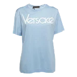 Blue Cotton Versace Top