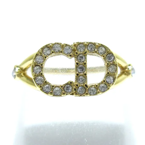 Gold Metal Dior Ring