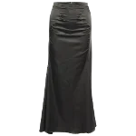Black Satin Just Cavalli Skirt