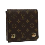 Brown Canvas Louis Vuitton Pouch