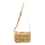 Beige Leather Bottega Veneta Cassette Bag