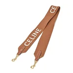 Brown Wool Celine Shoulder Straps