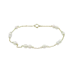 White Fabric Tasaki Bracelet