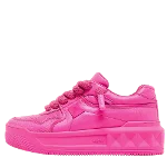 Pink Leather Valentino Sneakers