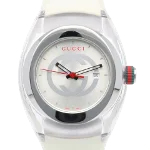 White Stainless Steel Gucci Watch