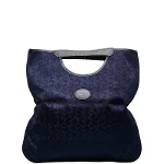 Blue Canvas Celine Handbag