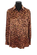 Brown Acetate Moschino Shirt