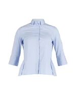 Blue Cotton Valentino Shirt