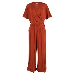 Orange Fabric Max Mara Jumpsuit