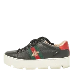 Black Leather Gucci Sneakers