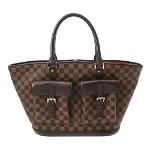 Brown Canvas Louis Vuitton Manosque