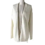 White Canvas Yves Saint Laurent Cardigan