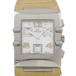 White Stainless Steel Omega Watch