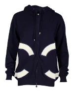 Navy Cotton Chanel Sweatshirt