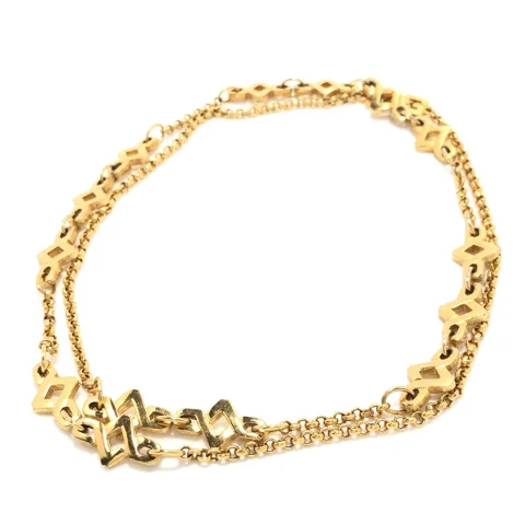 Gold Metal Givenchy Necklace