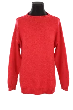 Red Cashmere Eric Bompard Sweater