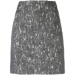 Grey Wool Balenciaga Skirt