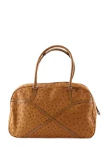 Brown Leather Prada Handbag