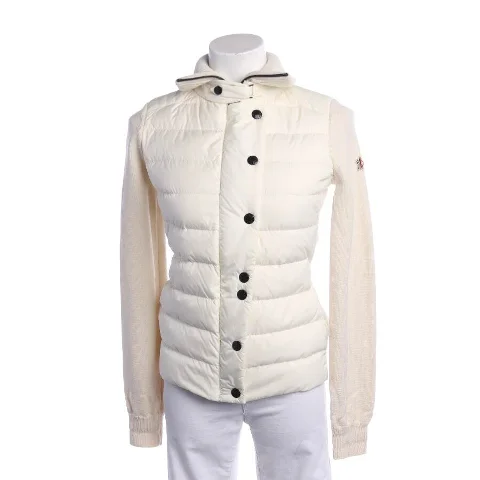 White Fabric Moncler Jacket