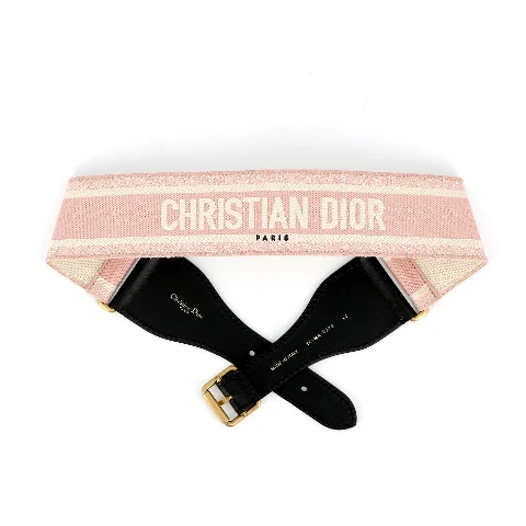 Pink Leather Dior Belt