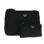 Black Nylon Prada Pouch