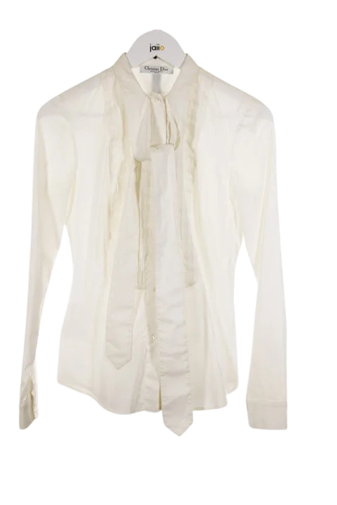 White Cotton Dior Top