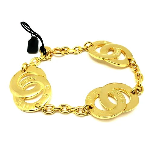 Gold Metal Celine Bracelet