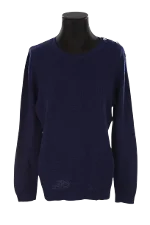 Blue Cotton Sandro Sweater