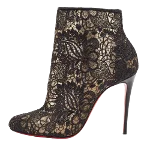 Black Lace Christian Louboutin Boots