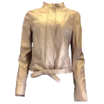 Gold Leather Valentino Jacket