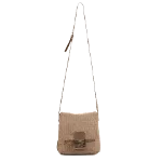 Beige Canvas Fendi Crossbody Bag