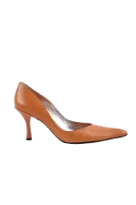 Brown Leather Free Lance Heels