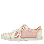 Pink Leather Christian Louboutin Sneakers