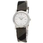White Leather Burberry Watch