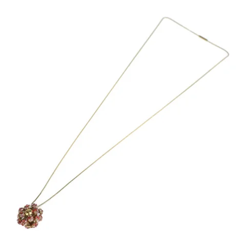 Pink Metal Louis Vuitton Necklace