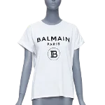 White Cotton Balmain Top