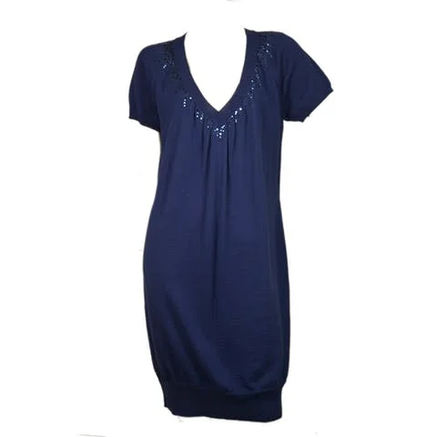 Blue Wool Moschino Dress