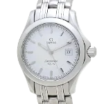 White Metal Omega Watch