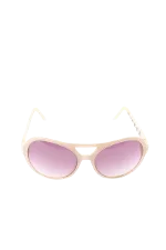 Beige Glass Moschino Sunglasses