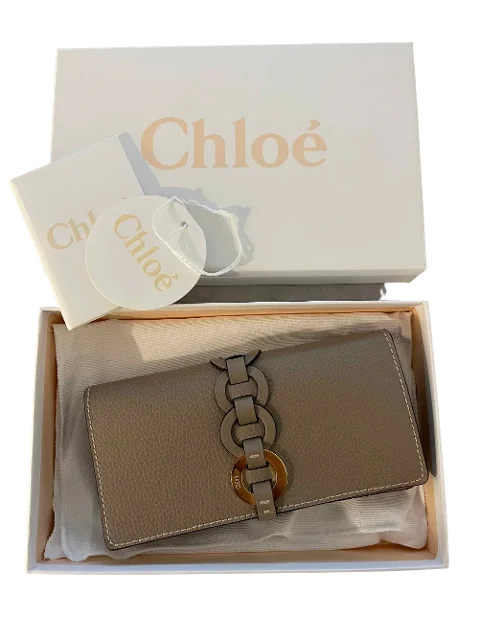 Brown Leather Chloé Wallet