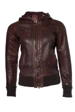 Brown Leather Lee Jacket