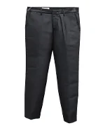 Black Cotton Jil Sander Pants