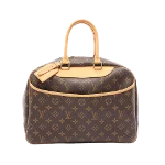 Brown Canvas Louis Vuitton Deauville 