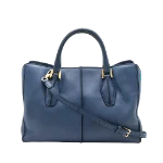 Blue Leather Tod's Handbag