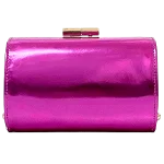 Pink Leather Jimmy Choo Clutch