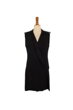 Black Polyester Sandro Dress