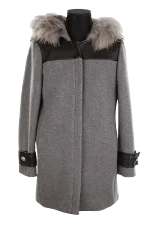 Grey Wool Claudie Pierlot Coat