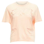 Pink Cotton Chanel Top