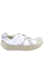 White Leather Camper Sneakers